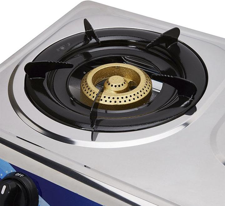 2 - Burner Stainless Steel Gas Stove KNGC6034N Silver