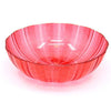 Big Size Red Transparent Plastic Salad Bowl