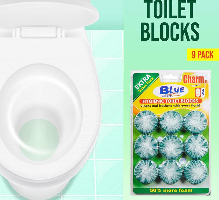 Charmm Toilet Block 9pcs Assorted