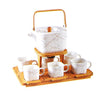 Coffee Set With Bamboo Base