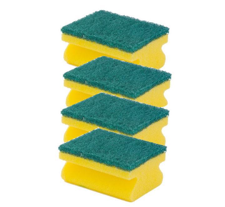 Dishwasher Sponge Yellow/ Green 8-Piece