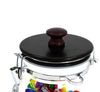 Food Canister With Wooden Lid