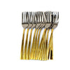 Fork Set of 6 Pieces Gold/Silver