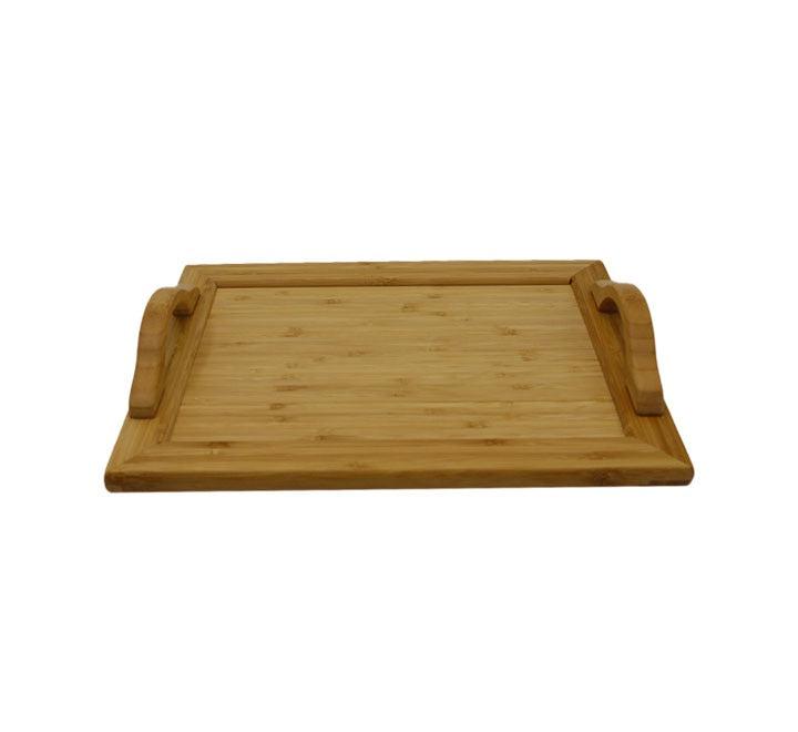 Luxury Bamboo Serving Tray With Handle