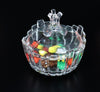 Melody Series Glass Candy Jar With Lid