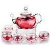 Neoflam 8 Pieces Tea Set With Burner Clear