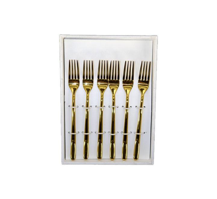 Premium Fork Set of 6 Pieces Golden Color
