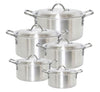 Raj 10 Piece Aluminum Cookware Set