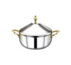 Stainless Steel Rim Glass Food Cooking Hot Pot
