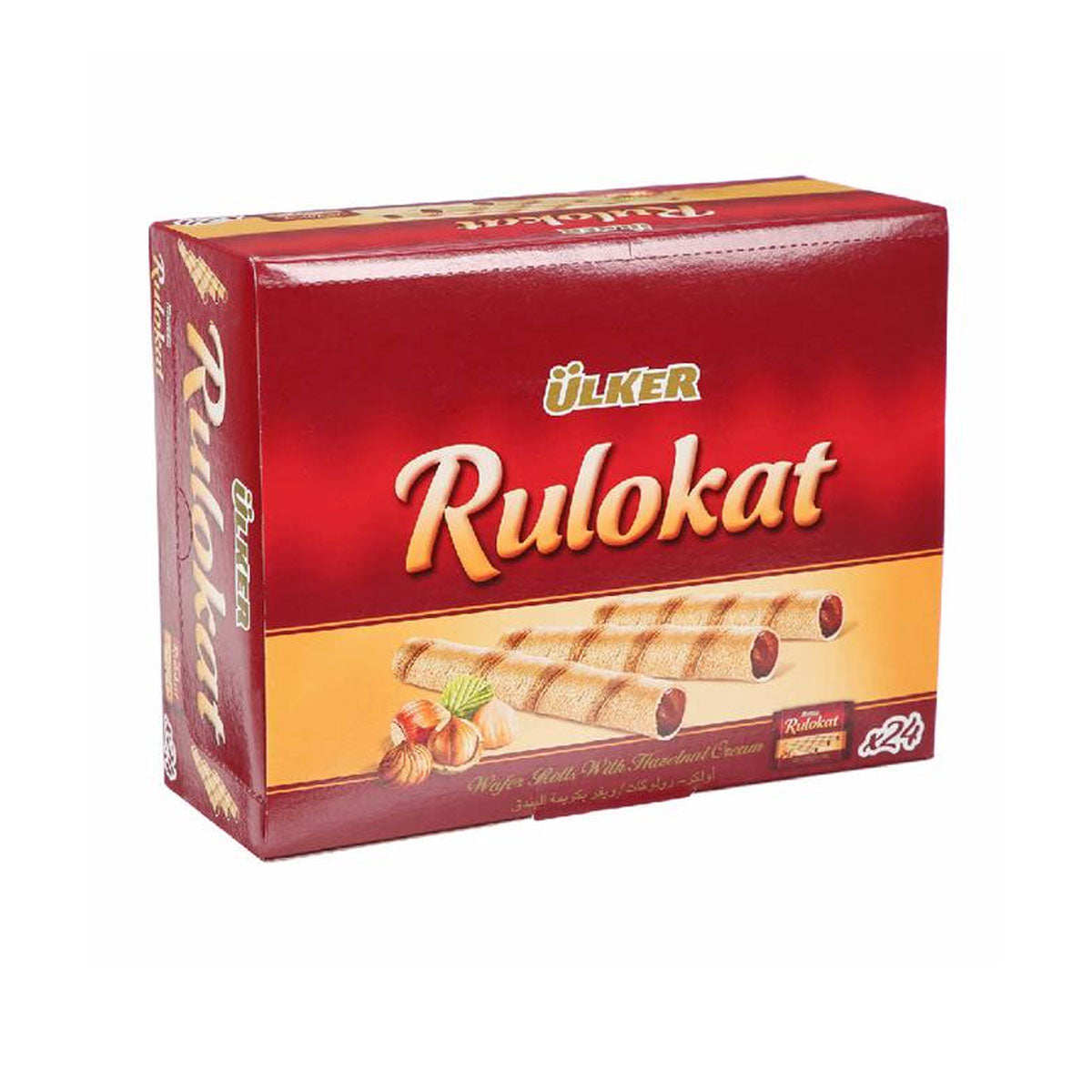 Rulokat Wafer Rolls With Hazelnut Cream 24pcs