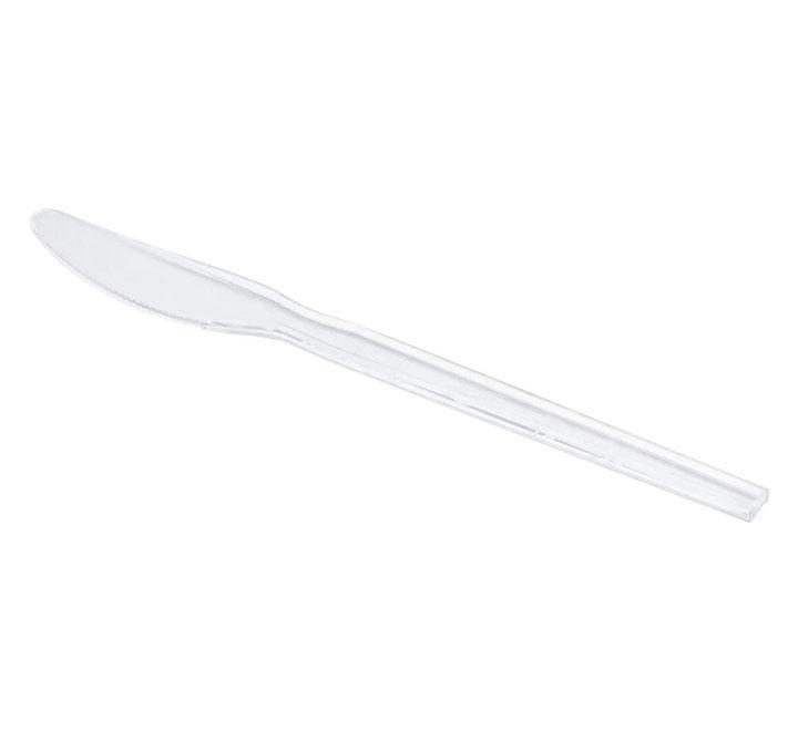White Plastic Knife 50 Pieces Per Packet